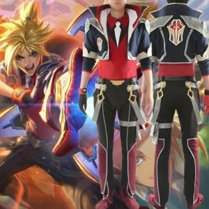LOL League of Legends Battle Academia Ezreal Cosplay Costume Uniform  - Picture 1 of 6