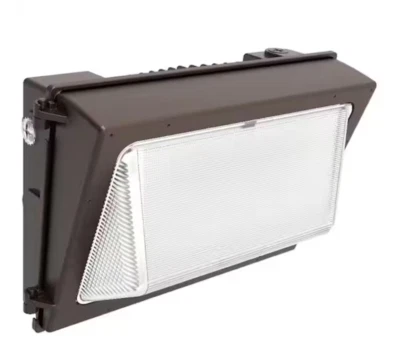 400-Watt Equivalent, Integrated LED Bronze Dusk to Dawn Wall Pack Light, 3-5000K - Image 1 of 4