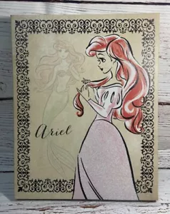 Disney Princess Artissimo Ariel Little Mermaid Canvas Wall Art 14” X 10.5” - Picture 1 of 5