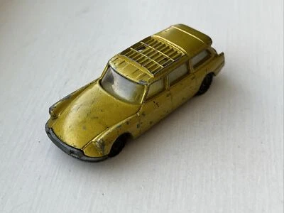 HUSKY models Citroen DS Safari metallic gold, grey plastic wheels Vintage 1960s - image 1 of 4