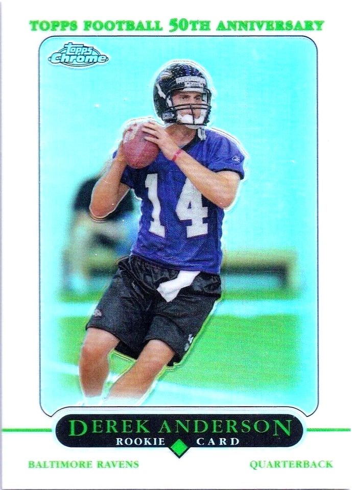2005 Topps Chrome DEREK ANDERSON RC SP Refractor!!! Browns OSU - Image 1 of 1