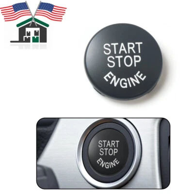 Cubierta de botón de parada de arranque del motor negra 1 pieza para BMW Serie 3 E90 Serie 5 E60 Foto 1 de 4