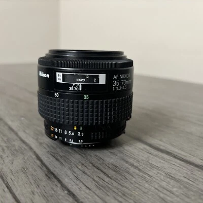 Nikon AF Nikkor 35-70mm f3.3-4.5 Zoom Lens - Image 1 of 4