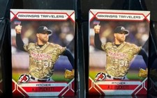 AJ Puckett 2023 Arkansas Travelers #10 Rookie RC Seattle Mariners Choice