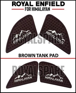 Royal Enfield "BROWN TANK PAD" For Himalayan - Picture 1 of 14