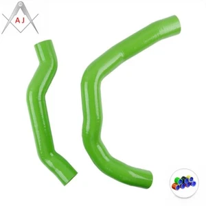 Manguera de refuerzo de intercooler de silicona verde para Alfa Romeo 147 156 GT 1.9 JTDM MJT JTDM - Imagen 1 de 6