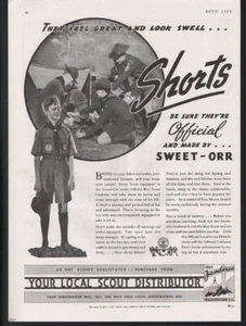 1937 OFFICIAL BSA BOY SCOUT SHORTS CLOTHING HAT SHIRT PAINTS BELT TROOP  A21642 - Picture 1 of 1