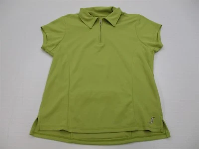 Camiseta SHEBEEST Para Mujer Talla XS Malla Tejida Media Cremallera Verde Ciclismo Raglán Foto 1 de 4