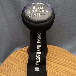 Callaway Great Big Bertha II 2 Driver Headcover Black Blue White Logo - Picture 1 of 12
