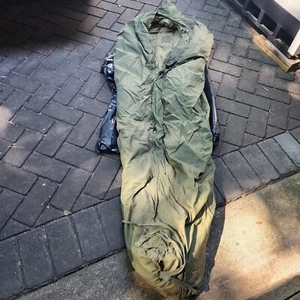 Saco de Dormir Militar Vintage Estilo Momia con Capucha - Verde M-1949 - Talla Regular - Imagen 1 de 6