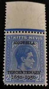 St. Kitts Nevis: 1950 The 300th Anniversary of British Set. (Collectible Stamp). - Picture 1 of 1