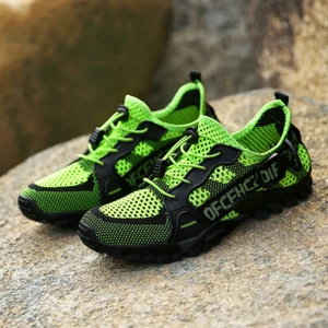 Zapatos para caminar transpirables al aire libre para hombre Deportes Senderismo Entrenadores Informales Tenis Talla - Imagen 1 de 15