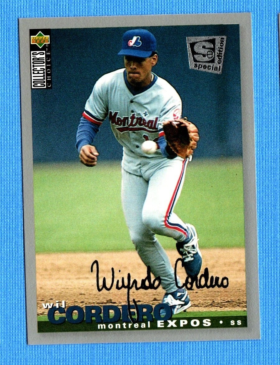 1995 Collector's Choice SE Silver Signature #97 Wil Cordero Expos