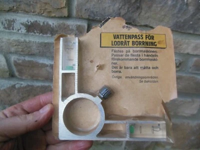 Vintage Swedish New in Package Aluminum Spirit Level - Image 1 of 4