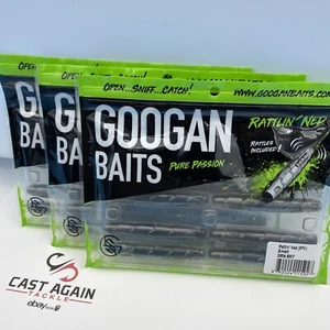 Googan Soft Baits 2.75" Rattlin’ Ned Rig - SMELT - FAST SHIPPING! (3 Packs) - Picture 1 of 2