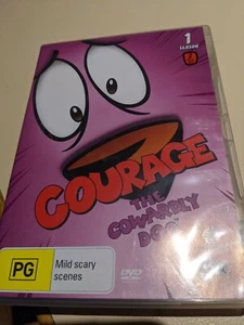 Courage the Cowardly Dog Season One 1 2 Disc Region 4 DVD Set Cartoon Network - Picture 1 of 1