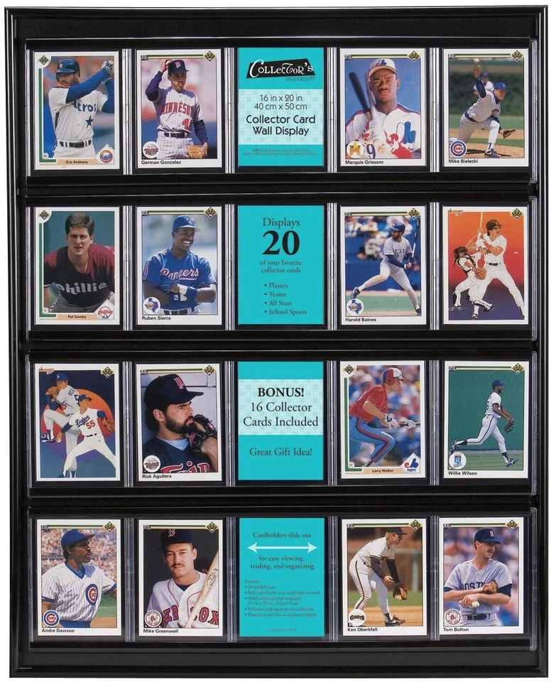 MCS Collector Card Display Case 16x20 Black (Same Shipping Any Qty) - Image 1 of 1