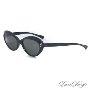 Vintage 1960s American Optical USA Skylark 136 Black Cat Eye Riveted Sunglasses