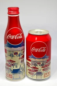 Coca Cola COKE soda CAN + BOTTLE Korea : Changgyeonggung Palace limited ed 2018 - Picture 1 of 3