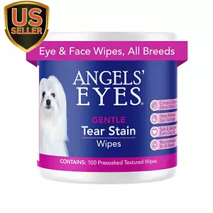 Gentle Tear Stain & Pet Eye Wipes for All Dogs & Cats Textured Grooming Wipes... - Picture 1 of 1