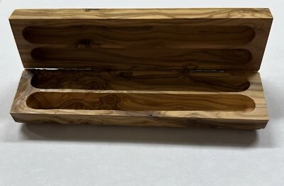 Caja de regalo bolígrafo madera olivo Belén *NUEVO* Foto 1 de 4