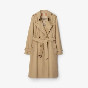 Authentic Burberry Kensington long Trench Coat - Size 4 - Picture 1 of 14