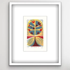 3er Set Original Limited Edition 'Dissilience' Linolschnitt Drucke von Alison Pearce - Bild 1 von 11