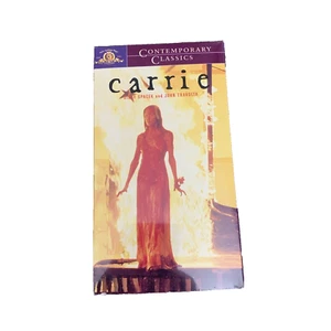 Carrie VHS Factory Classics Version Sissy Spacek Travolta 1976 Sealed NEW Z1 - Picture 1 of 9