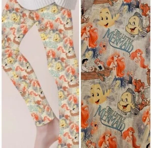 NWT CP TC Vintage Tales Little Mermaid Cream Leggings Cute Gift! - Picture 1 of 13