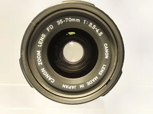 Canon FD 35-70mm f/3.5-4.5 Manual Focus Zoom Macro Lens from Japan - Excellent+ - Picture 1 of 7