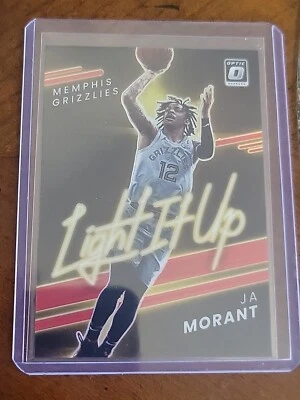 2021-22 Ja Morant Donruss Optic Light It Up Red 20/99 - Image 1 of 2