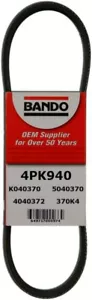 4PK940 BANDO OEM QUALITY SERPENTINE BELT - Foto 1 di 1