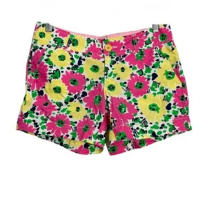 Lilly Pulitzer Women’s Size 4 Floral Callahan Shorts Colorful Resort Summer - Picture 1 of 7
