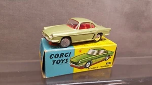 VINTAGE CORGI 222 RENAULT FLORIDE METALLIC GREEN VERY GOOD BOXED, ALL ORIGINAL - Picture 1 of 12