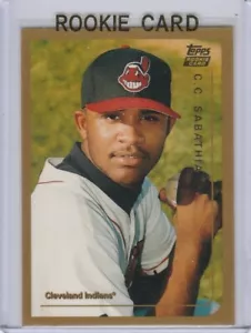 C.C. SABATHIA 1999 Topps Traded ROOKIE CARD Indians CC Baseball YANKEES RITIRATO! - Foto 1 di 2