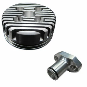 CDHPOWER Racing Head and 32mm Manifold Intake for 2 Stroke Engine Kit 66cc/80cc - Imagen 1 de 12