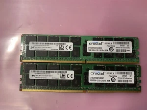 MICRON 32GB(2X16GB) PC4-2133P MEMORY MTA36ASF2G72PZ-2G1A2IJ - Picture 1 of 2
