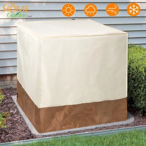 Air Conditioner Cover Heavy Duty Central AC Outdoor Waterproof Protector Square - Picture 1 of 7