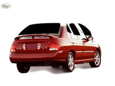 Kit de película de tinte de ventana de 2 capas precortada personalizada computarizada para sedán Sentra 2000-2006 Foto 1 de 4