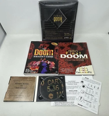 Final Doom PC Microsoft Windows Big Box 1994 CIB With 2 Strategy Guides - Image 1 of 4