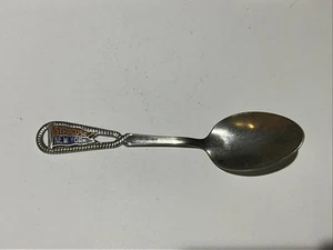OLD NY  SYRACUSE UNIVERSITY  SOUVENIR SILVER PLATED SPOON Pennant FREE SH - Picture 1 of 4