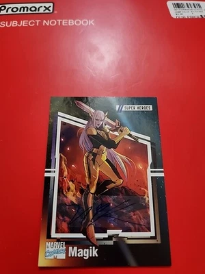 Magik 2024 UD Rendiciones Spider-Man Universo Marvel Impel Artista Automático/35 SP Foto 1 de 3