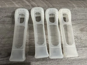 4 Official Nintendo Wii Remote Silicone Rubber Grip Sleeve Motion Plus RVL-027 - Picture 1 of 5