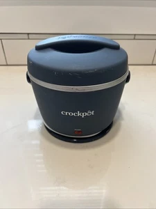 Crock-Pot 20 oz Portable Food Warmer Blue 20oz Lunch Crock Slow Cooker - Picture 1 of 3