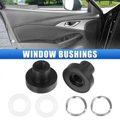 1 Juego Kits de Bujes de Ventana de Coche para Mazda Miata 1990-2005 Reemplazar 909-925 Negro Foto 1 de 4