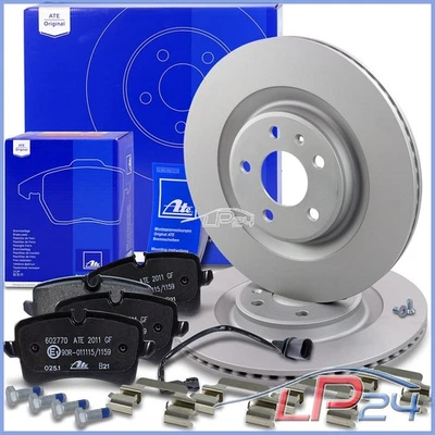 ATE DISQUES DE FREIN + PLAQUETTES AVEC CONTACT ARRIÈRE POUR AUDI A6 C7 A7 4G POR - Photo 1/4