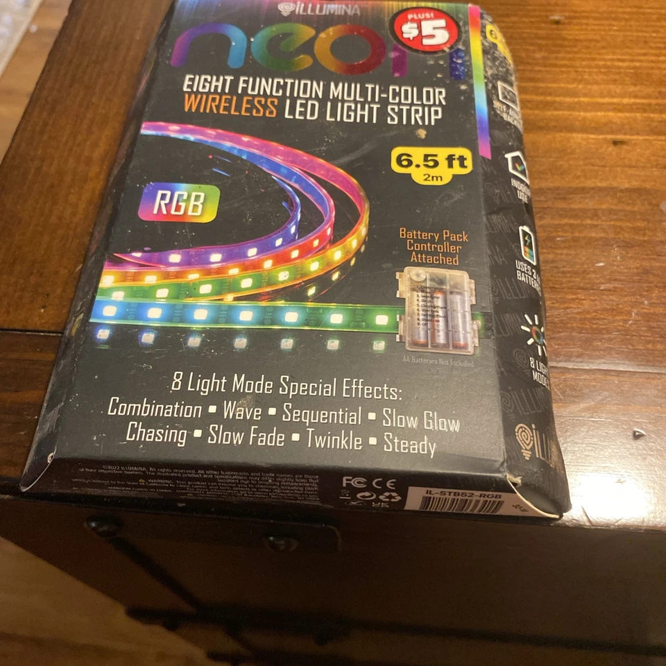 Illumina Neon Light Strip 8 Functions 10 Ft Long - Image 1 of 1