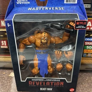 Figura de acción Beast Man Masters of the Universe Revelation Netflix Mattel NUEVA - Imagen 1 de 4