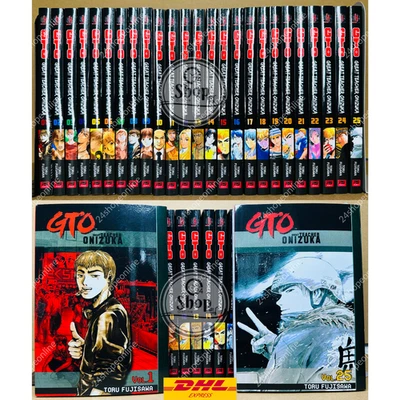 GTO: Great Teacher Onizuka NEW Manga Vol.1–25 Half/Full Set English Comic | DHL - Image 1 of 4
