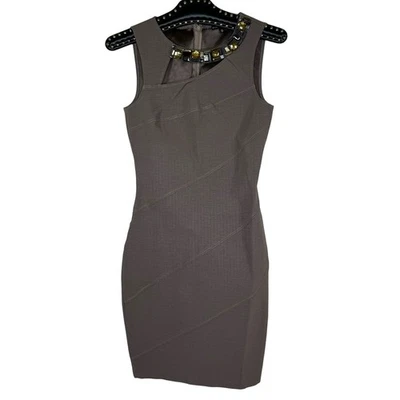 Vestido Vaina Maria Bianca Nero Escote Joya Sin Mangas Pequeño Nuevo Sin Etiquetas Foto 1 de 4